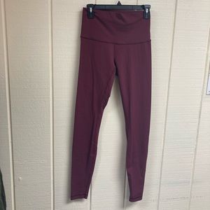 Lululemon Leggings Maroon Women's 8